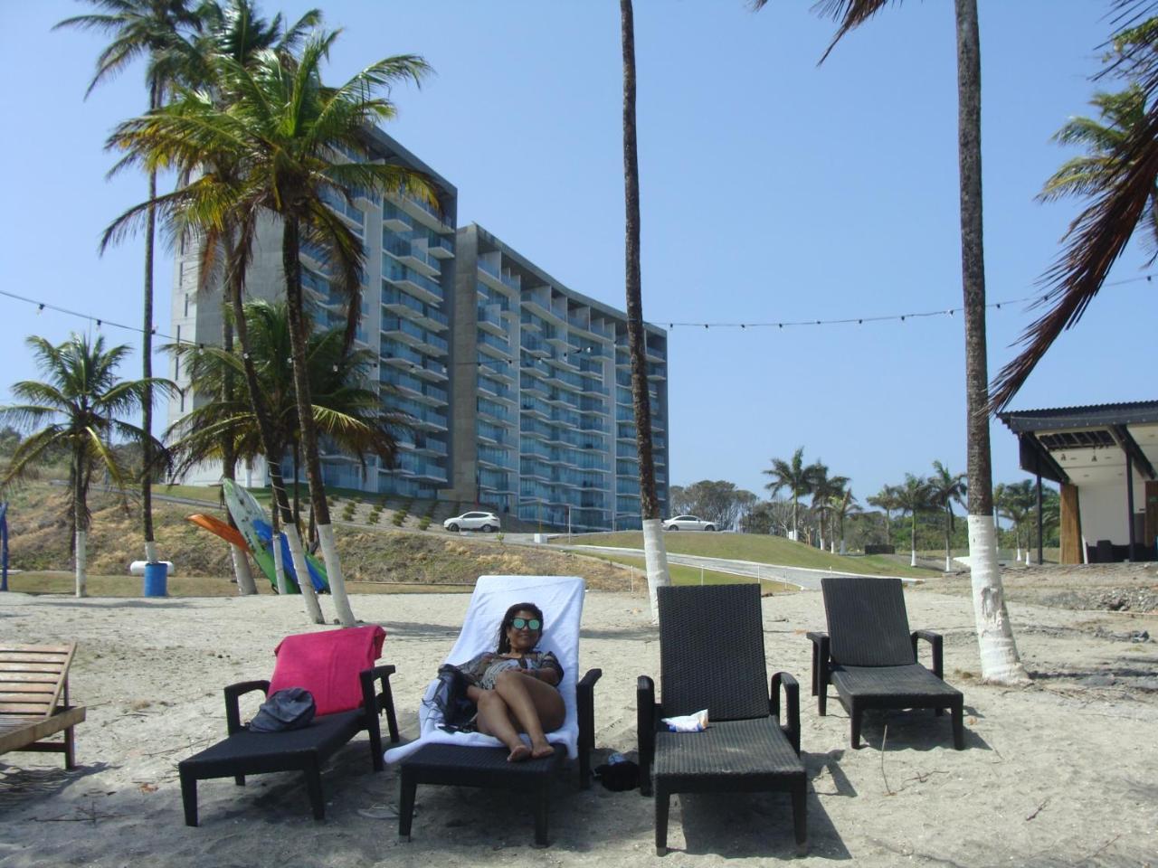 Apartamento En Balabeach Maria Chiquita In Front Of The Beach 2Hab Colon Exterior photo